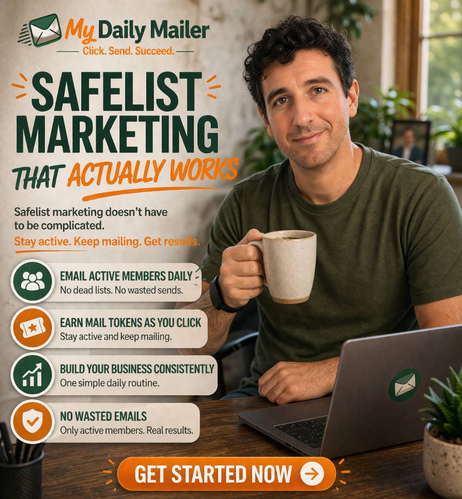 Safelist marketing that actually works with My Daily Mailer